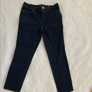 Elegant Dark Blue Skinny Jeans for Women